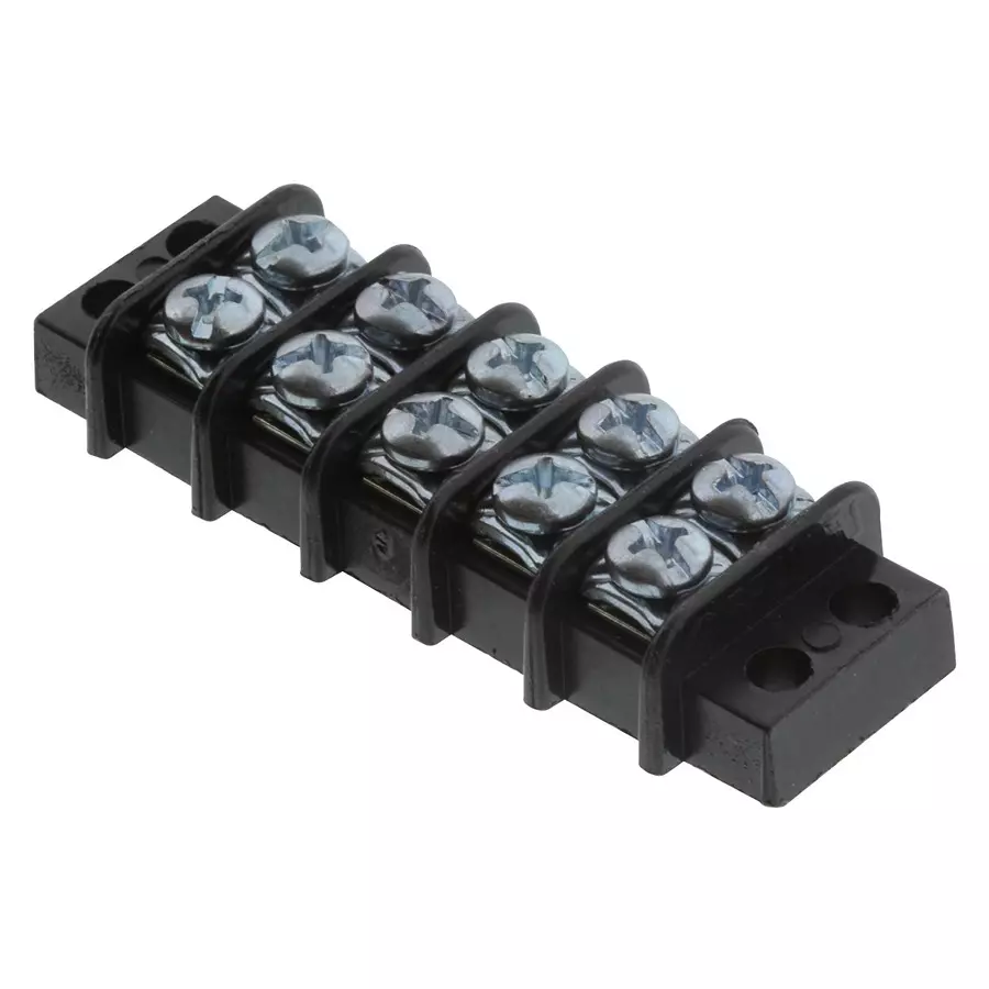 MOLEX Barrier Panel Mount Terminal Blocks TERMINAL BLOCK, BARRIER, 5WAYS, 14AWG 38770-0305