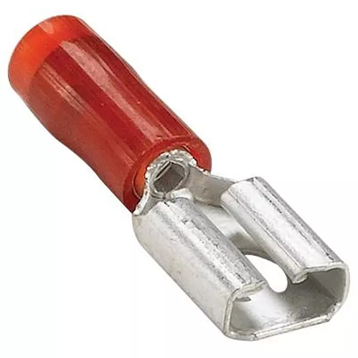 MOLEX Quick Disconnect Crimp Terminals FEMALE DISCONNECT, 2.8MM, 22-18AWG, RED 19002-0013 (Pack of 5)
