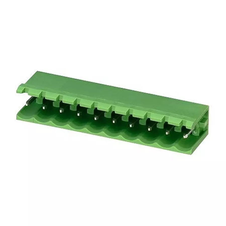 Phoenix Contact Pluggable Terminal Block Headers & Sockets TERMINAL BLOCK, HEADER, 5POS, R/A, TH, 1759046