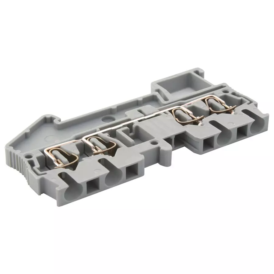 Phoenix Contact DIN Rail Terminal Blocks TERMINAL BLOCK, DIN RAIL, 4POS, 12AWG, 3031306