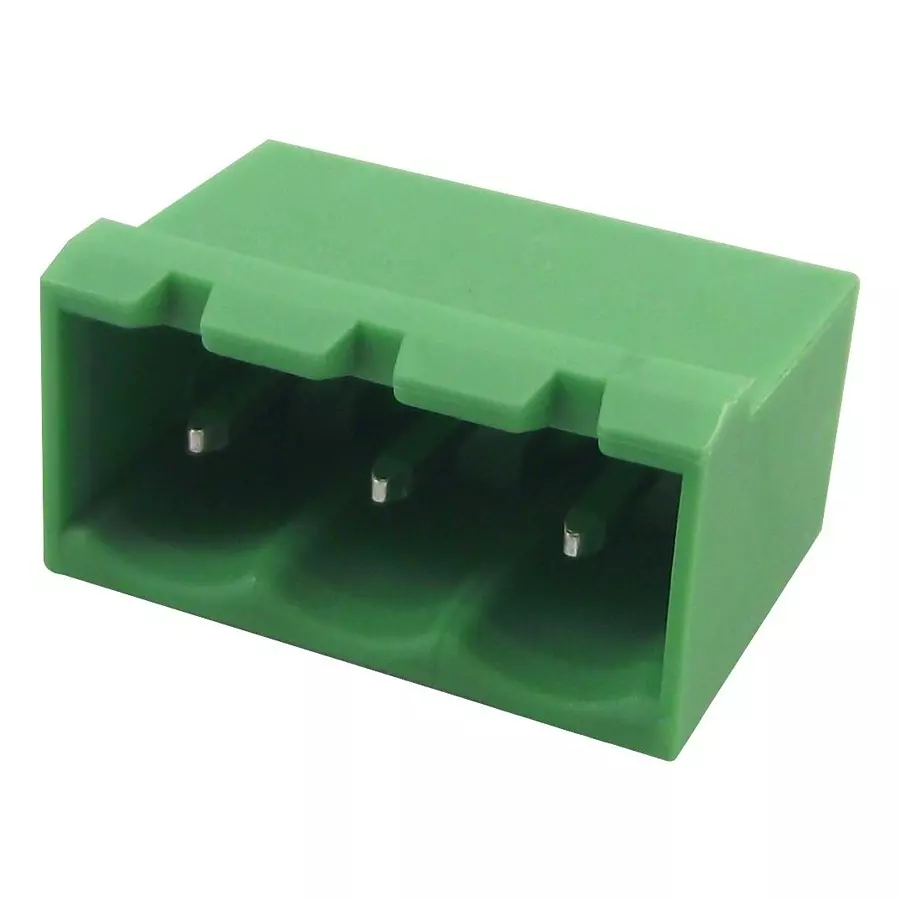 Phoenix Contact Pluggable Terminal Block Headers & Sockets HEADER, VERTICAL, 5.08MM, 3WAY, MSTBVA2,5/3-G-5,08