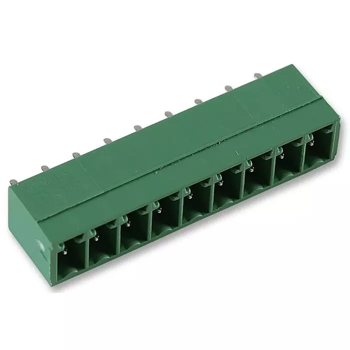 Phoenix Contact Pluggable Terminal Block Headers & Sockets HEADER, VERTICAL, 3.81MM, 9WAY, 1803497