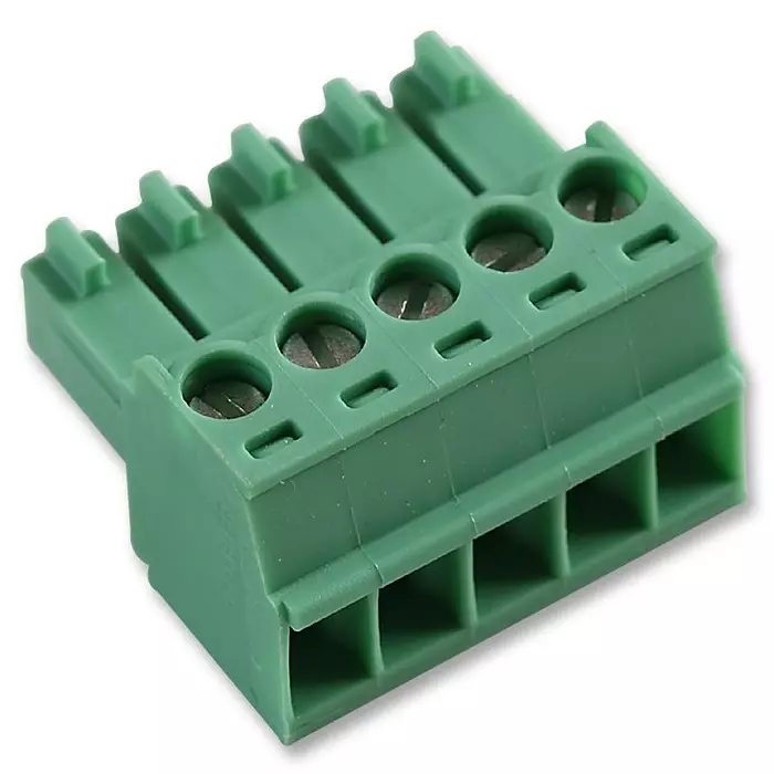 Phoenix Contact Pluggable Terminal Blocks TERMINAL BLOCK, PLUGGABLE, 5POS, 16AWG, 1840395