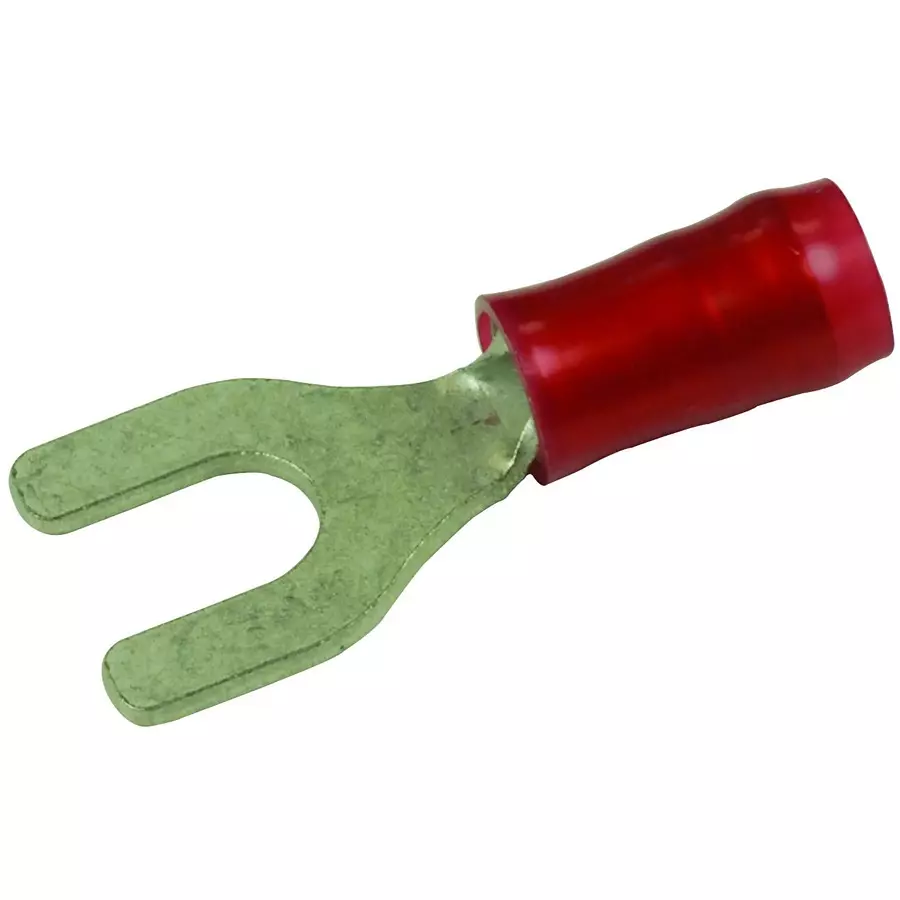 AMP - TE CONNECTIVITY TERMINAL, SPADE TONGUE, #8, 16AWG, RED, 32053
