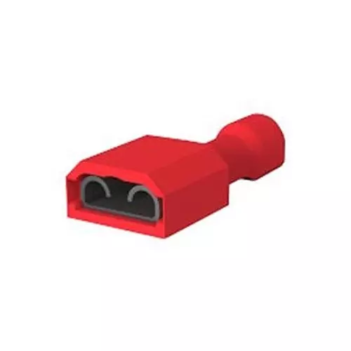 AMP - TE CONNECTIVITY CRIMP TERMINAL, FEMALE, 6.3X0.8MM, 2-520184-2 (Pack 10)