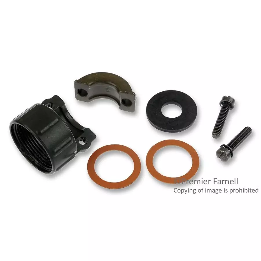 AMPHENOL INDUSTRIAL CIRCULAR CABLE CLAMP, SIZE 18 ZINC ALLOY, 97-3057-10.