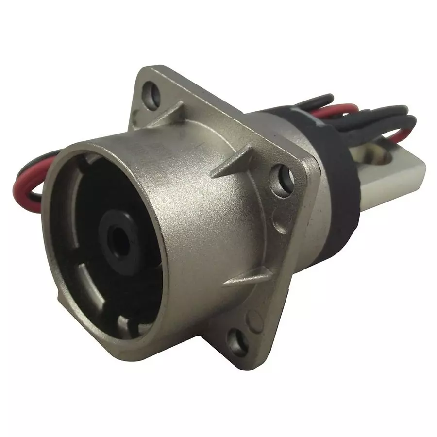 AMPHENOL INDUSTRIAL CONNECTOR, RECTNGLR, RCPT, 1POS, PANEL, PL00Y-301-10D10
