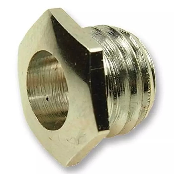 CLIFF ELECTRONIC COMPONENTS NUT, #7-16 UNF, S4 JACK, CHROME, CL1421 (Pack of 10)