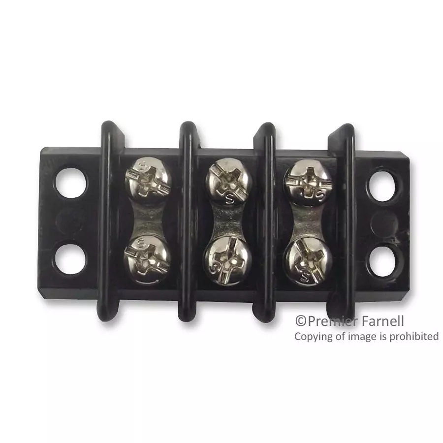 MARATHON SPECIAL PRODUCTS TERMINAL BLOCK, BARRIER, 3 POSITION, 22-10AWG, 601-GP-3