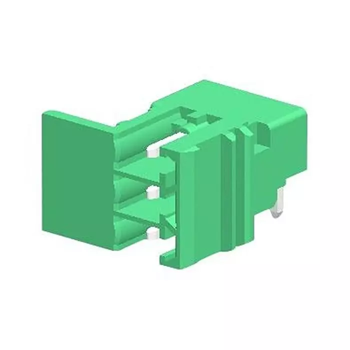 AMPHENOL ANYTEK TERMINAL BLOCK, R/A HEADER, 3POS, TH, EU0310510000G