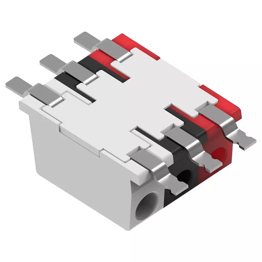 BUCHANAN - TE CONNECTIVITY CONNECTOR, RCPT, 3POS, 1ROW, 4MM, 3-2834334-3 (Pack of 400)
