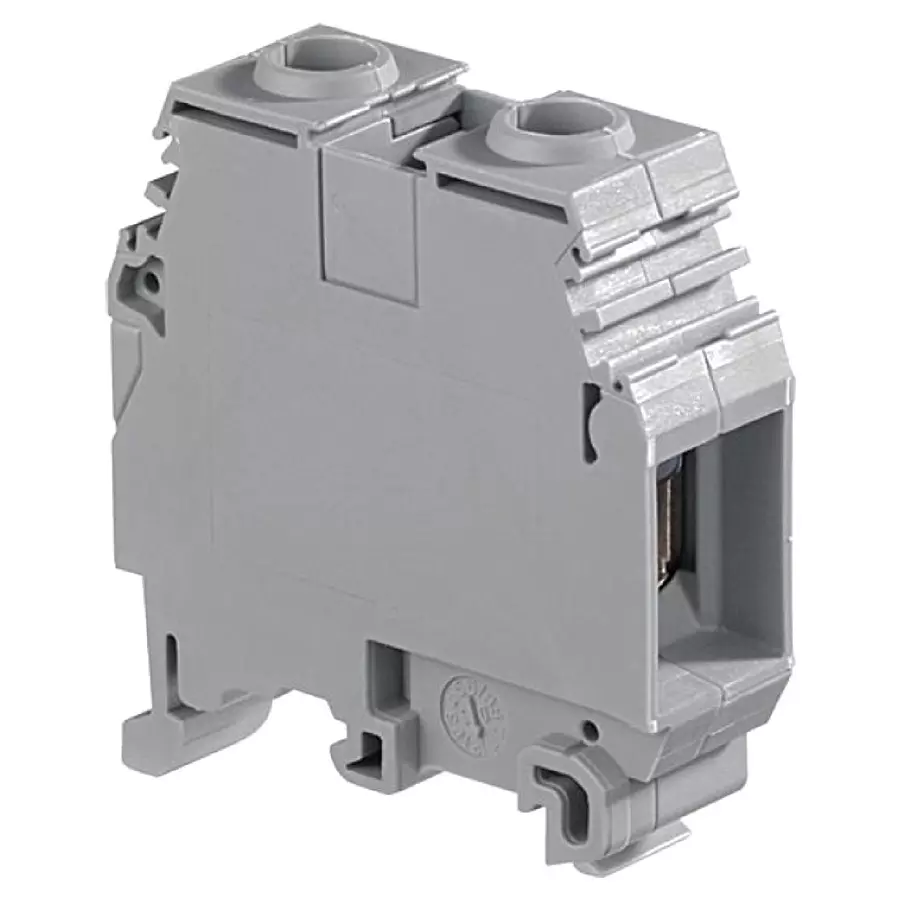 ENTRELEC - TE CONNECTIVITY TERMINAL BLOCK, DIN RAIL, 2POS, 10-0AWG, 1SNA115124R0700