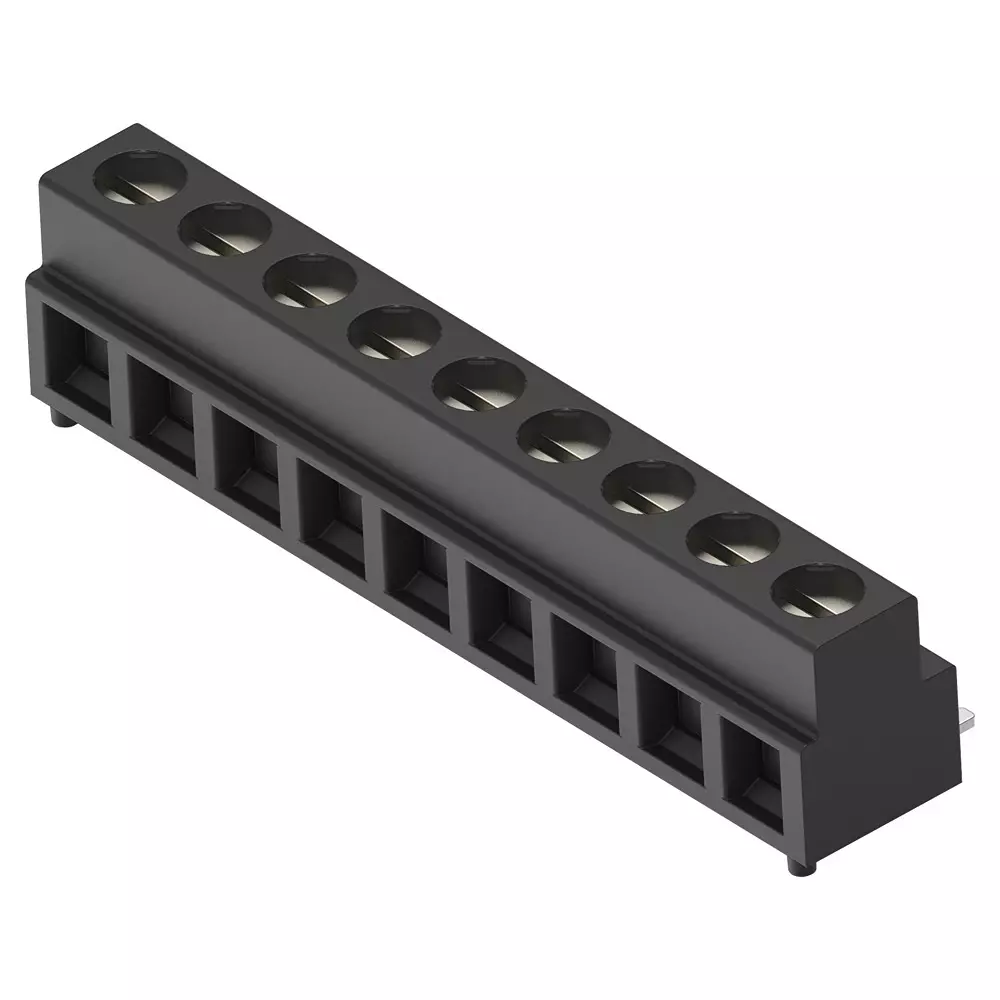 TE CONNECTIVITY Terminal Block, Wire To Brd, 9Pos, 16Awg, 2383938-9.