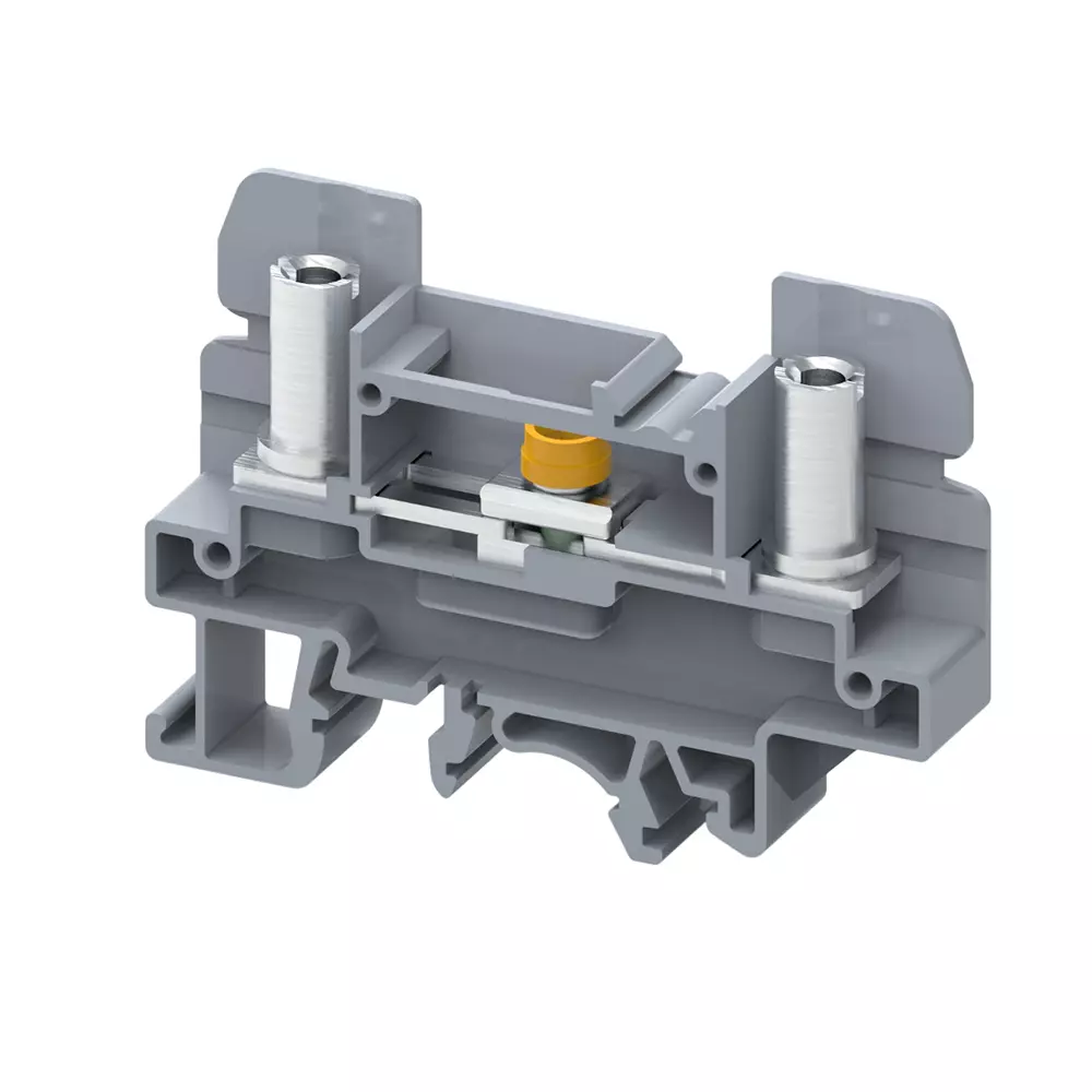 Connectwell Slide Link Disconnect Terminal Block 6 mm² Polyamide Grey, CBDT4UNS