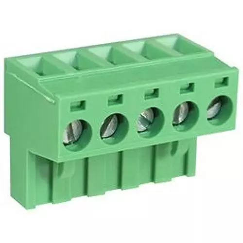 CAMDENBOSS Terminal Block, Pluggable, 5Pos, 12Awg, CTB9202/5