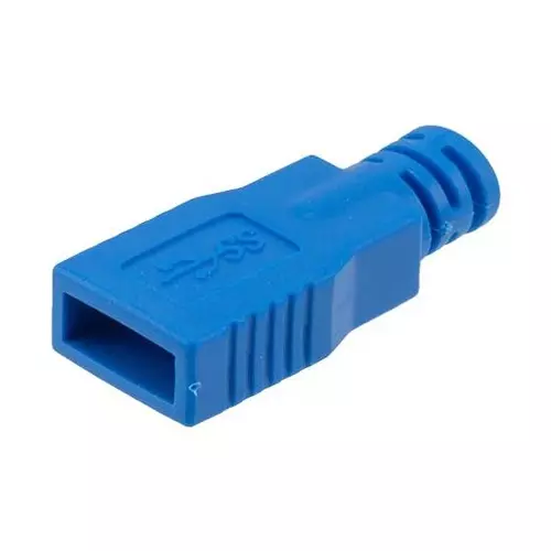 L-COM Hood, Usb 3.0 Type A Plug, Pvc, Usbhd3-A