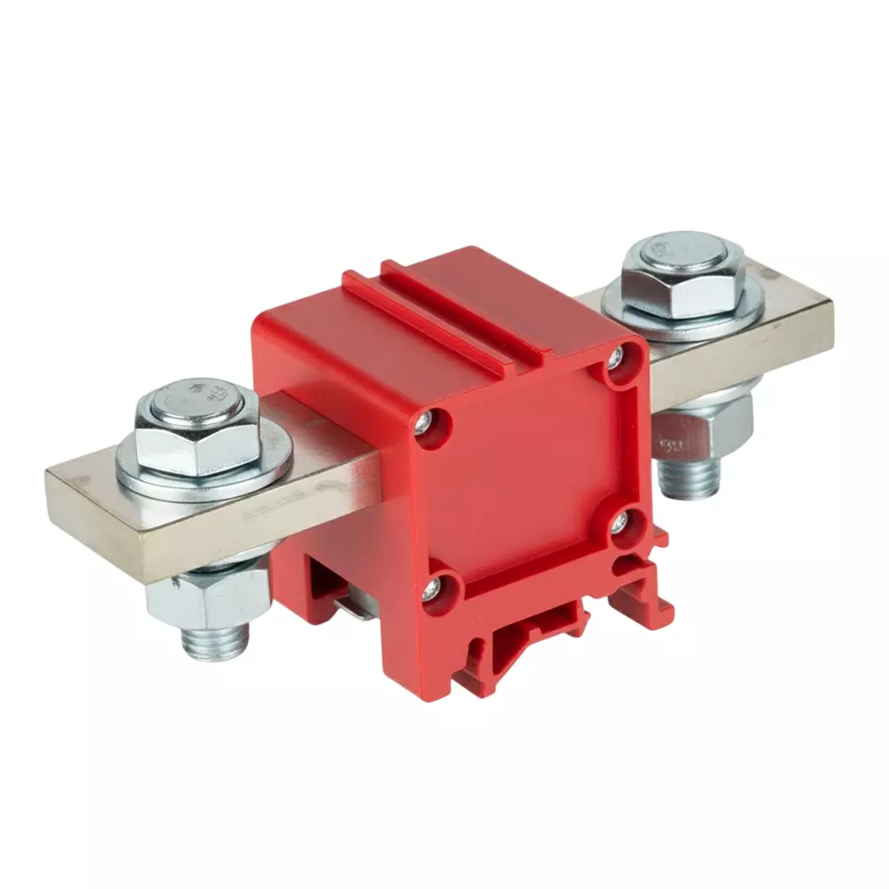 FTC Bushbar Type Terminal Block Polyamide 415 A 1000 V AC Red, FTS-240LPC (Pack of 10 Pcs)