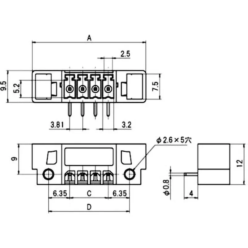 sato-parts-screwless-terminal-block-8-pole-100-m-or-more-dc500-v-sl-4000-awjh-8pgy