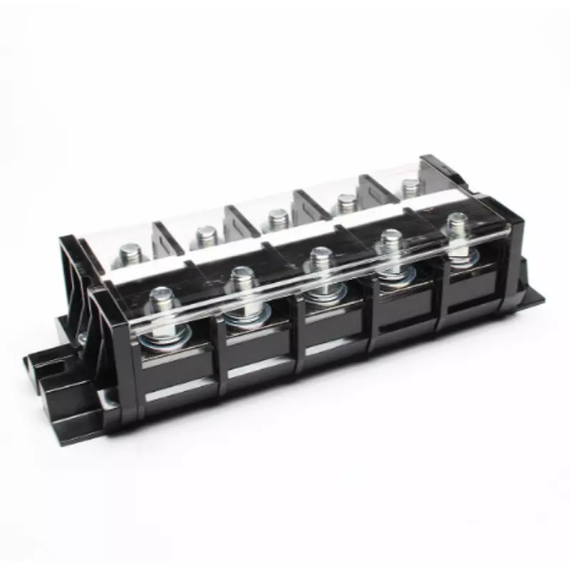 Toyo Giken Assembly Terminal Block Self-Up 1 Stage 24.5 mm Spacing Direct Attachment 6 Pole, CTKC-100ST-6P