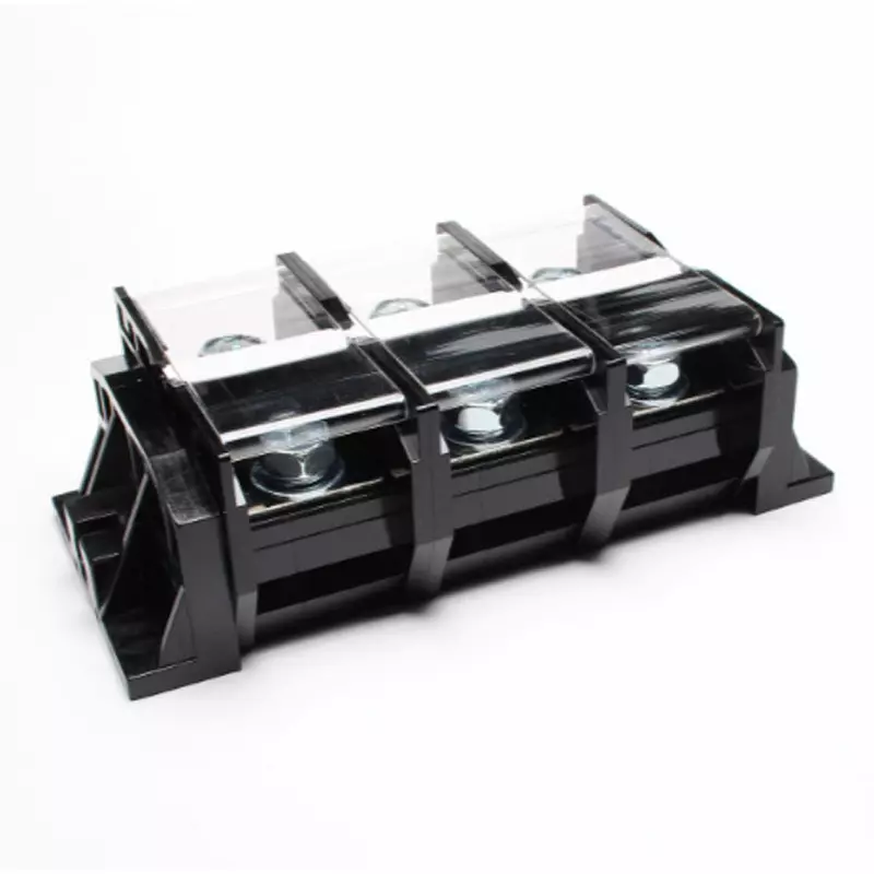Toyo Giken Assembly Terminal Block Self-Up 1 Stage 47 mm Spacing Direct Attachment 4 Pole, CTKC-300-4P