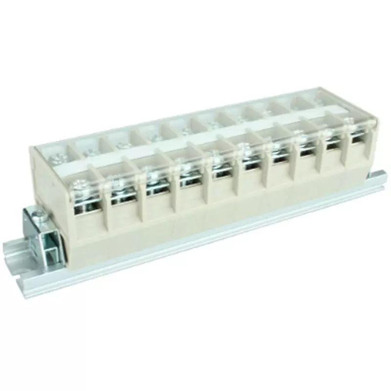 Toyo Giken Assembly Terminal Block Screw Up 1 Stage 14 mm Spacing C Type 20 mm Rail 35 Pole, ATL-30G-35P