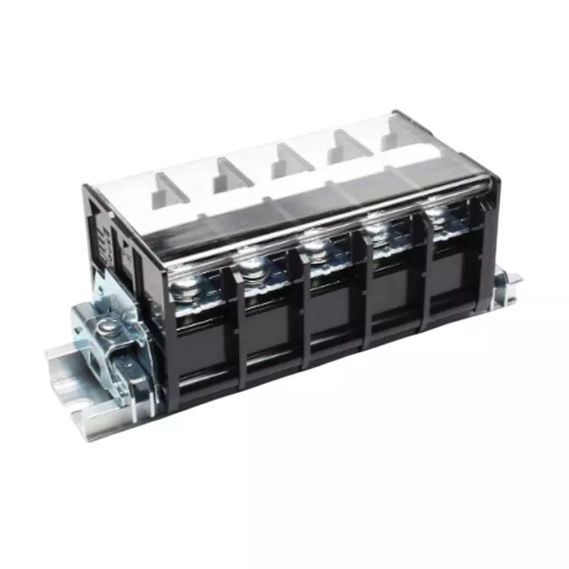 Toyo Giken Assembly Terminal Block Screw Up 19 mm Spacing DIN35 mm 50 Pole M6 Screw, PTUL-100NS-50P