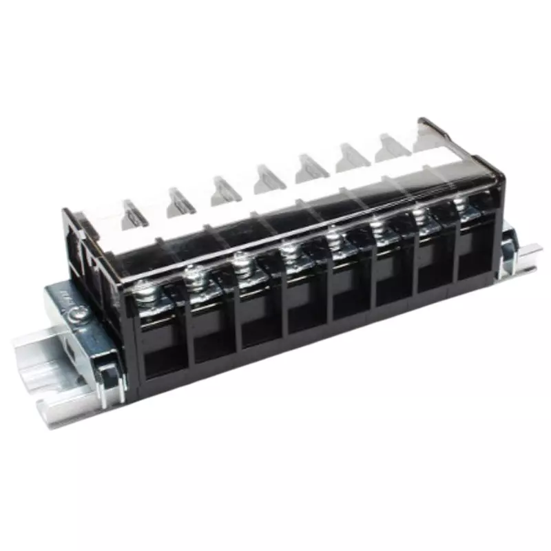 Toyo Giken Assembly Terminal Block Screw Up 1 Stage 14 mm Spacing DIN35 mm 17 Pole, PTUL-80-17P