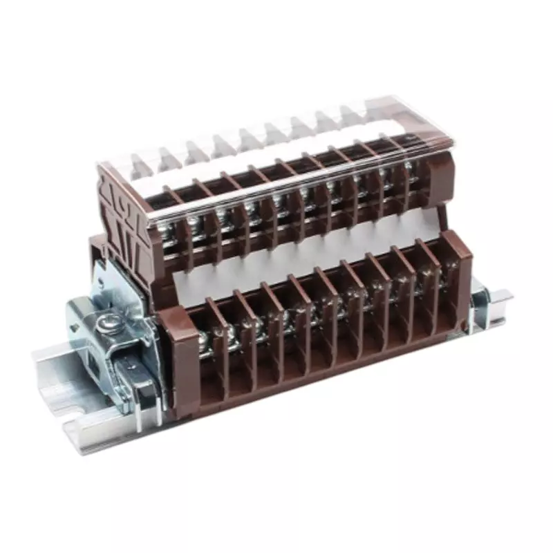 Toyo Giken Assembly Terminal Block Screw Up 7 mm Spacing DIN35 mm M3 Screw, PUWL-10AG-44U