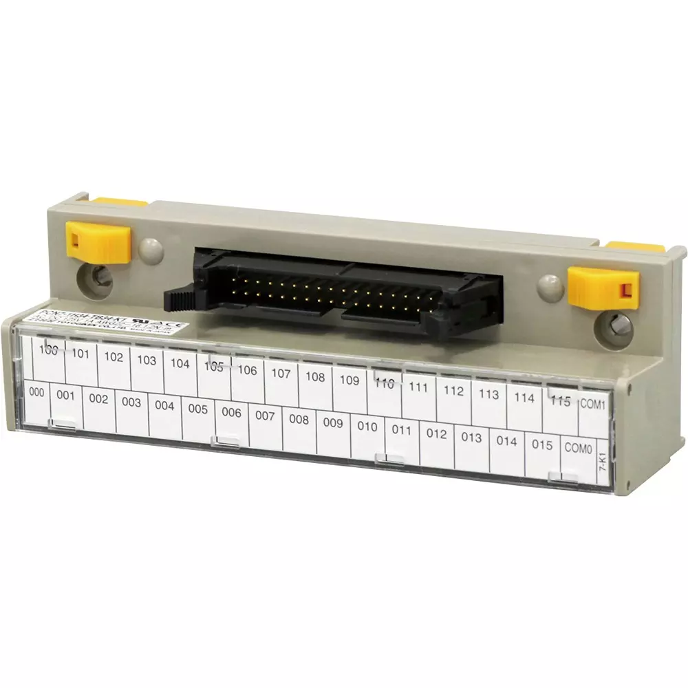 Toyo Giken Connector Terminal (PCN7 Series) PLC Compatible Type 125 V AC/DC Screw / Flat 34 Pole, PCN7-1H34-TB34-K1
