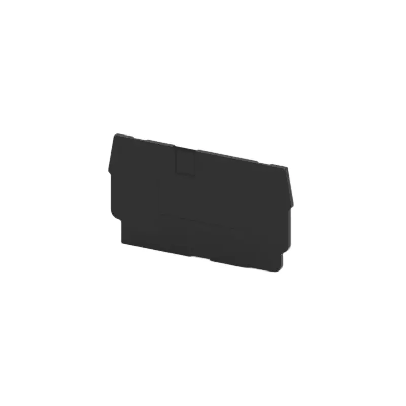 Connectwell End Plate Polyamide Terminal Block Side Mount for CX4 & CP4 Series, EPCX4BK
