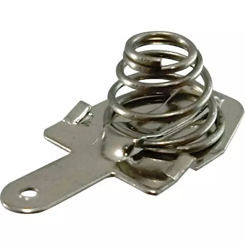 TAKACHI Battery Spring Terminal Iron wire Spring Material Brass Material, IT-4SM (Pack of 10)