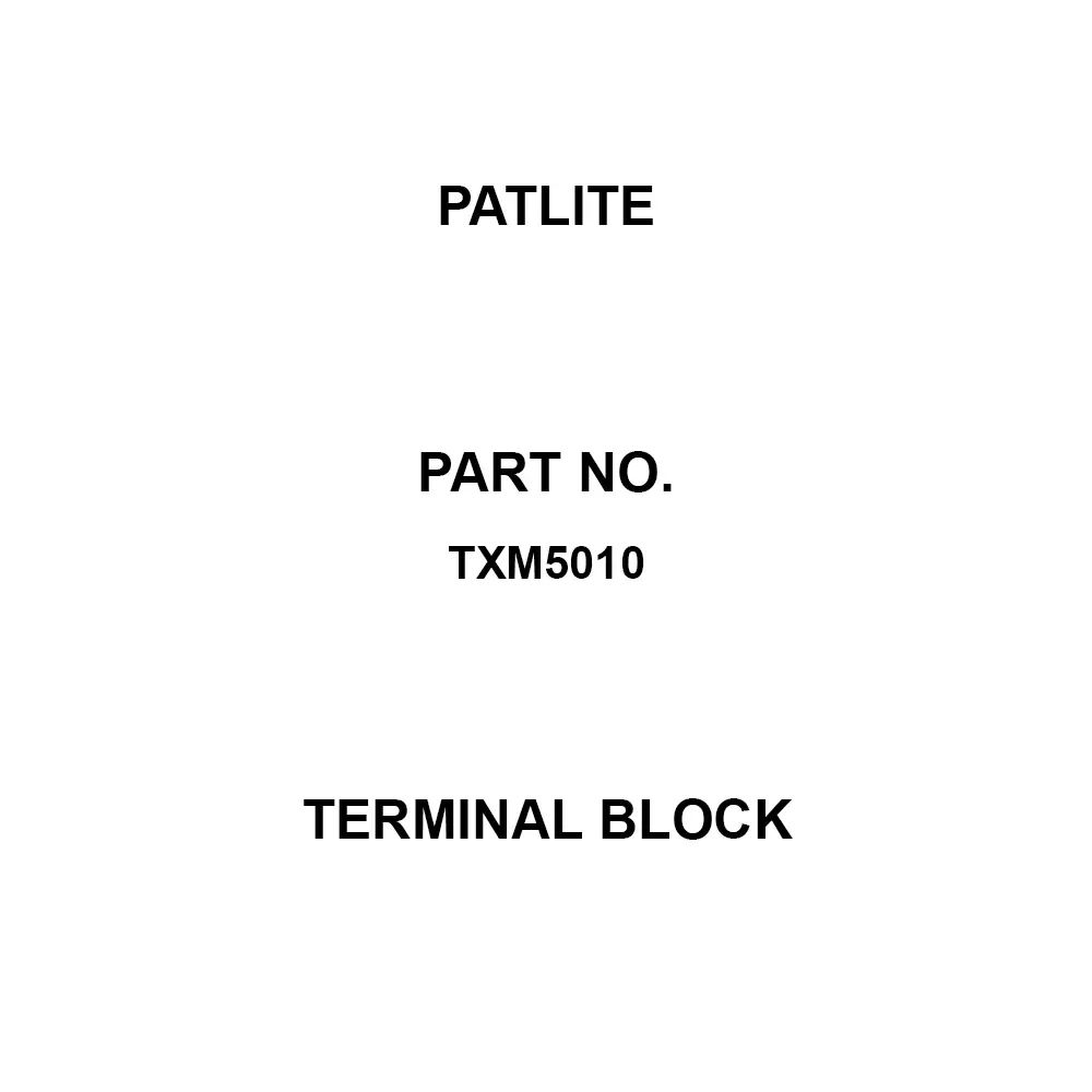 PATLITE Terminal Block 10 Pole, TXM5010