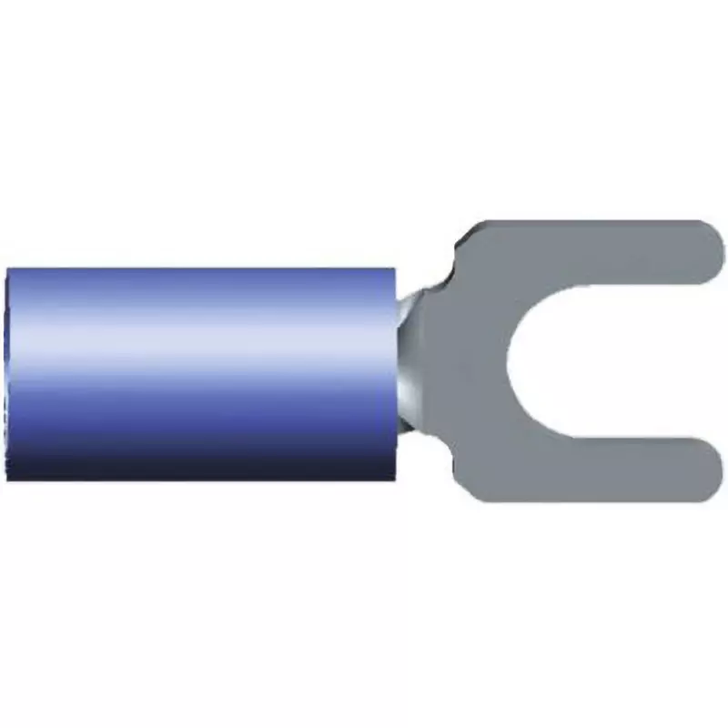 TE CONNECTIVITY Insulated Crimp Terminal 16 AWG Minimum Wire Size, 130526 (Pack of 1000)