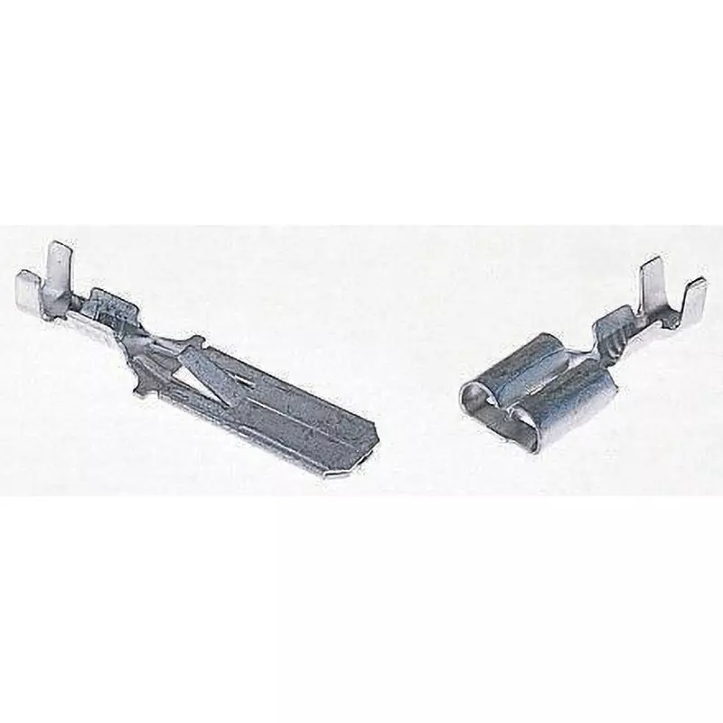TE CONNECTIVITY FASTIN-FASTON .250 Series Faston Terminal, 180351-3 (Pack of 100)