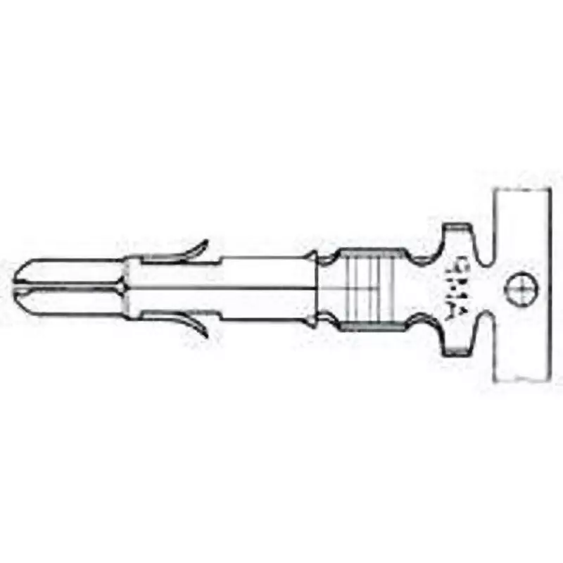 TE CONNECTIVITY Crimp Terminal Male [Min] 1.5 mm², [Max] 2.5 mm² Compatible cable, 926899-1 (Pack of 100)
