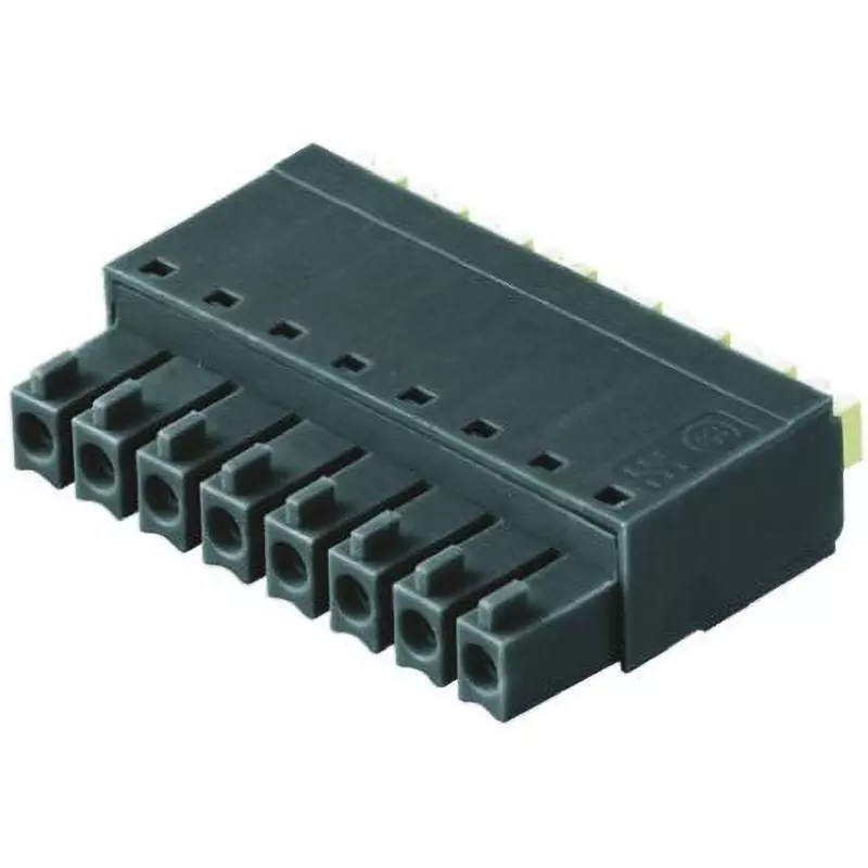 Weidmuller Terminal Block 17.5 Amp Rated Current 320 V Rated Voltage, BCF 3.81/05/180 SN B -1969970000 (Pack of 5)
