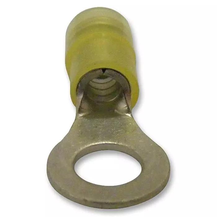 MULTICOMP PRO Ring Crimp Terminals CRIMP TERMINAL, RING, YELLOW, PK100, RNYD5-5 (Pack of 100)