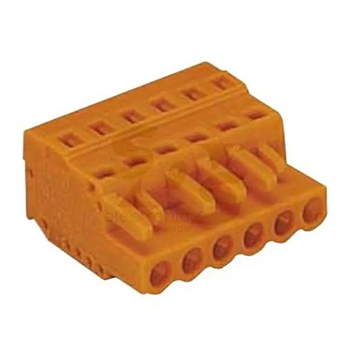 Wago TERMINAL BLOCK, PLUGGABLE, 6POS, 12AWG, 231-306/026-000.