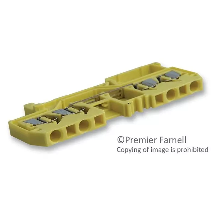 Wago TERMINAL BLOCK, DIN RAIL, 4 POSITION, 28-12AWG, 280-832