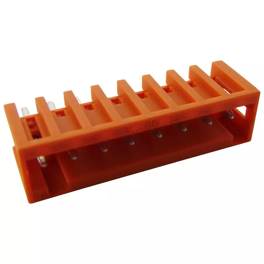 Wago TERMINAL BLOCK, HEADER, 8POS, TH, 734-238