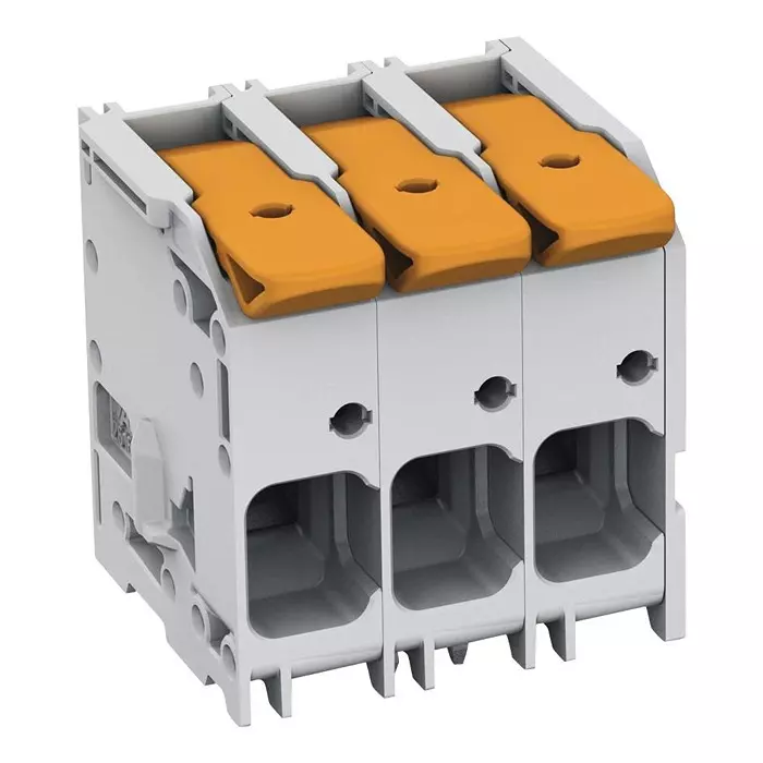 Wago TB, WIRE TO BRD, 2WAY, 4AWG, 2616-1102/020-000