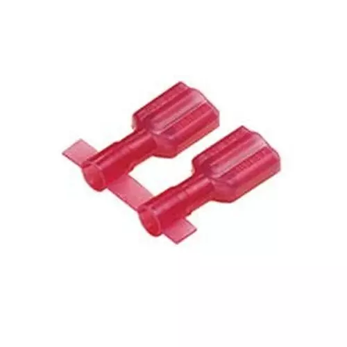 PANDUIT Quick Disconnect Crimp Terminals TERMINAL, FEMALE DISCONNECT, 0.25IN, RED, DNF18-250FIB-3K (Pack of 5)