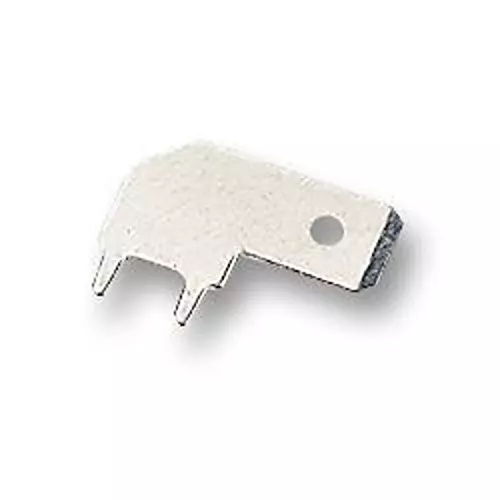 JST (JAPAN SOLDERLESS TERMINALS) Tab, Right Angle, 6.3X0.8 mm, TAB 3867B.68(MS TIN) (Pack of 100)