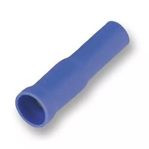 JST (JAPAN SOLDERLESS TERMINALS) Crimp Terminal, Bullet, Female, Blue, CVDAGF2-5 K (Pack of 100)
