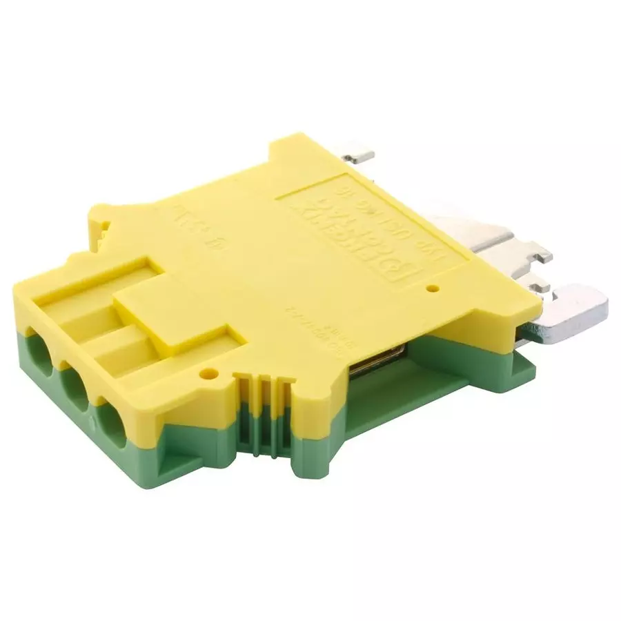 Phoenix Contact DIN Rail Terminal Blocks TERMINAL BLOCK, DIN RAIL, 2POS, 6AWG, 0443010