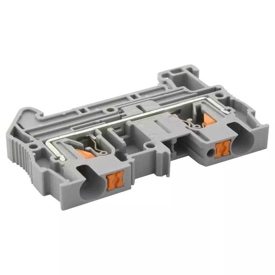 Phoenix Contact DIN Rail Terminal Blocks TERMINAL BLOCK, DIN RAIL, 2POS, 10AWG, 3211757