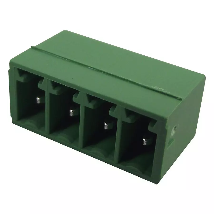 Phoenix Contact Pluggable Terminal Block Headers & Sockets HEADER, VERTICAL, 3.81MM, 4WAY, 1803442