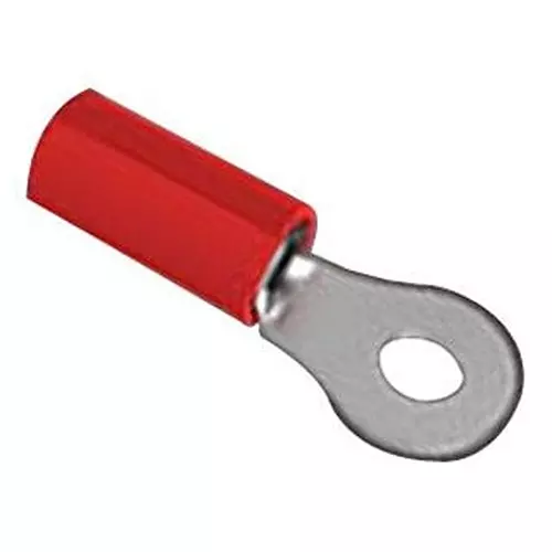 AMP - TE CONNECTIVITY TERMINAL, RING TONGUE, 10", 8AWG, RED, 324043