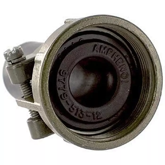 AMPHENOL INDUSTRIAL CABLE CLAMP, SIZE 20/22, ZINC ALLOY, 97-3057-1012-1.