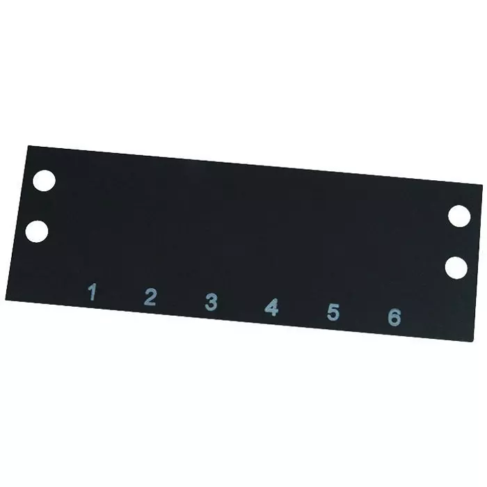 CINCH CONNECTIVITY SOLUTIONS TERMINAL BLOCK MARKER, 1 TO 6, 14.3MM, MS-6-142